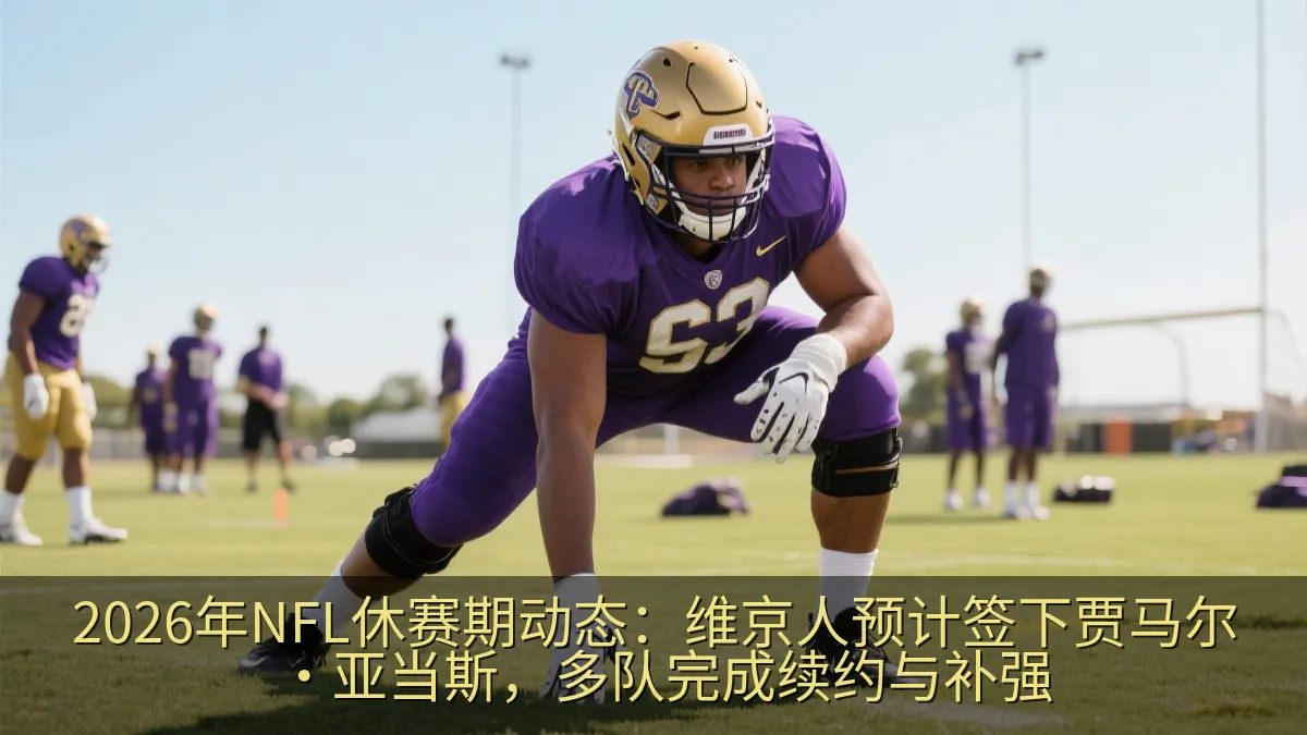 2026年NFL休赛期动态：维京人预计签下贾马尔·亚当斯，多队完成续约与补强